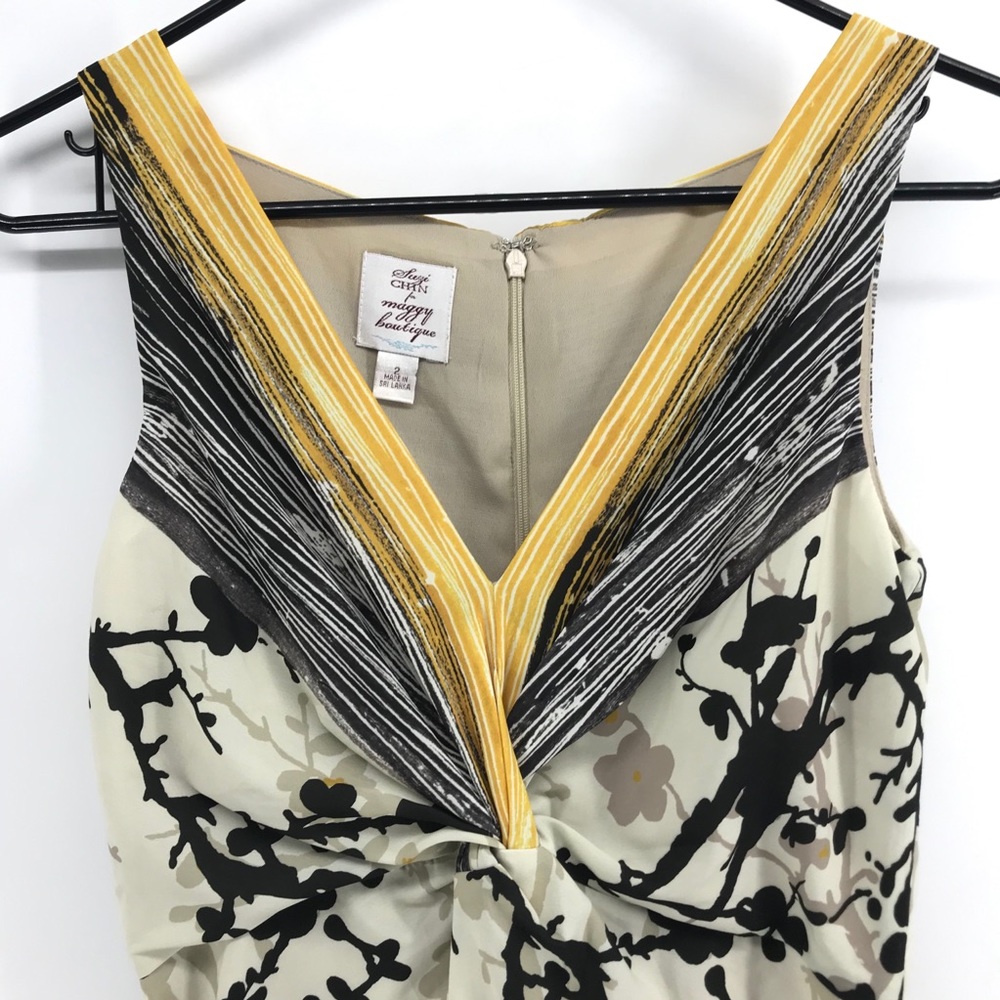 Suzi Chin for Maggy Boutique Floral Midi Dress - Picture 3 of 5